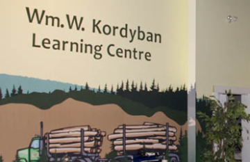 William W. Kordyban Learning Centre -  design  display
